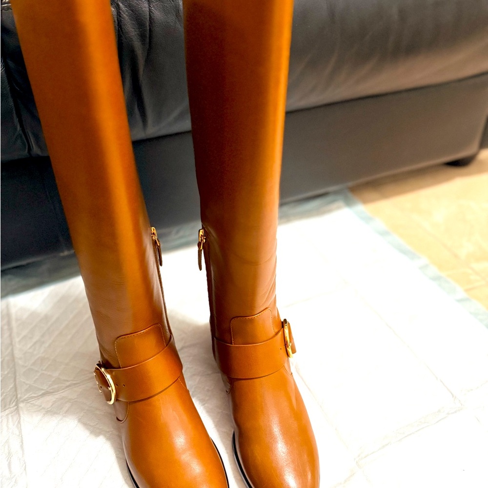 Tory Burch tall boots never used